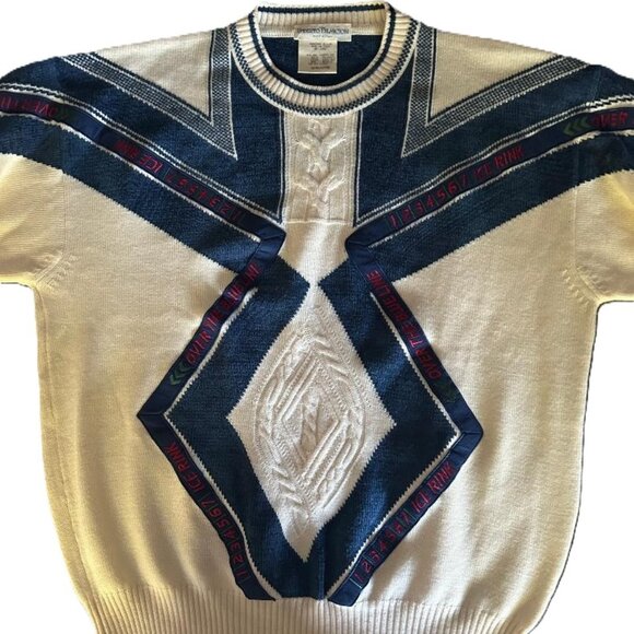 Umberto Bilancioni Men’s Made in Italy Wool Blend Sweater Size 56 NEW CONDITION